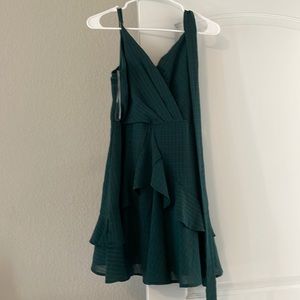 Green holiday dress from franchescas